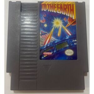 1985 Nintendo Entertainment System To The Earth Cartridge Game Untested